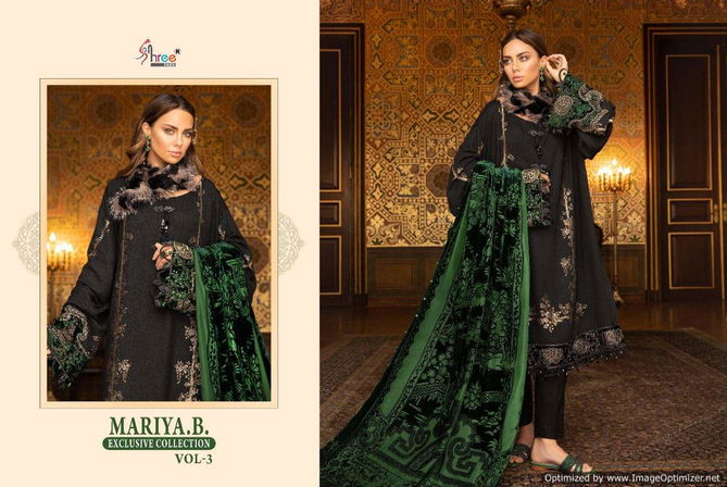 Shree Mariya B Exclusive Collection 3 Festive Wear Georgette Pakistani Salwar Kameez Collection